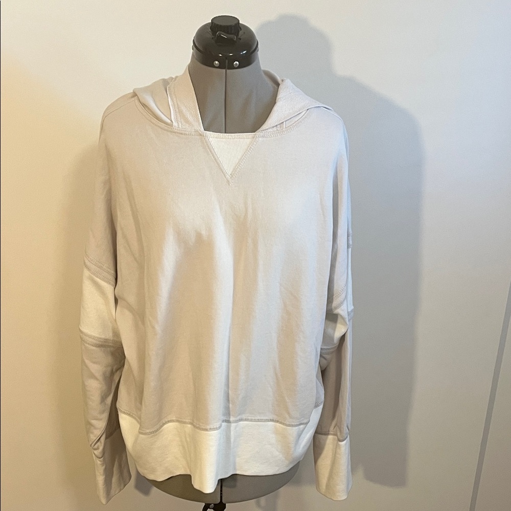 Elegant Cream Cowl Neck Sweater